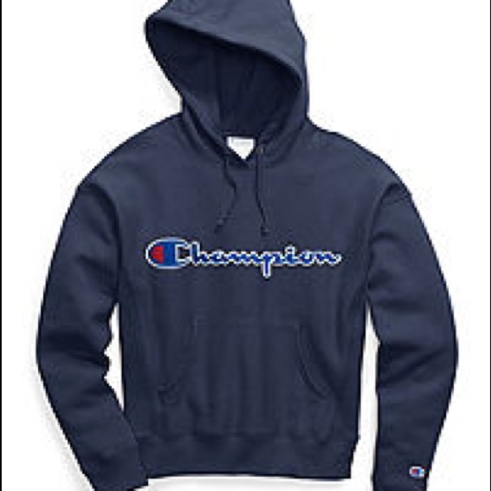 Champion Dark Blue Hoodie